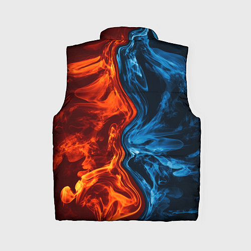 Женский жилет Огонь и вода / 3D-Красный – фото 2