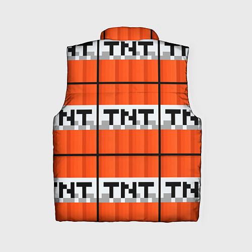 Женский жилет Minecraft-Динамит / 3D-Черный – фото 2
