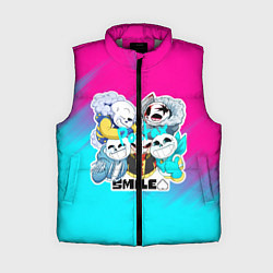 Женский жилет UNDERTALE, цвет: 3D-светло-серый