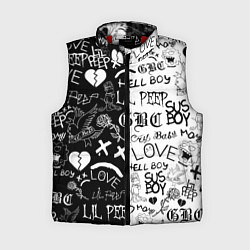 Женский жилет LIL PEEP LOGOBOMBING, цвет: 3D-красный