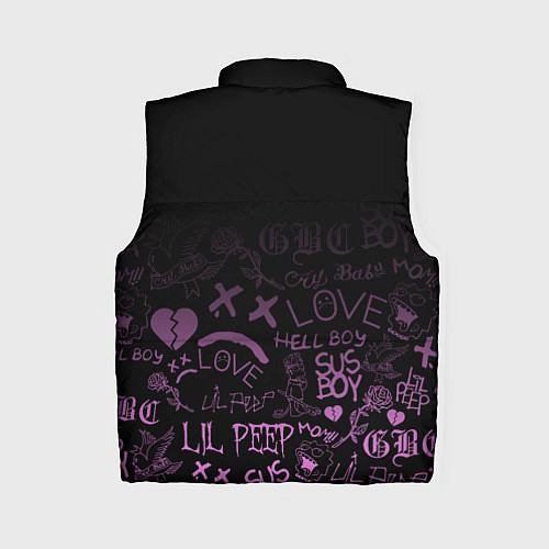 Женский жилет LIL PEEP / 3D-Черный – фото 2