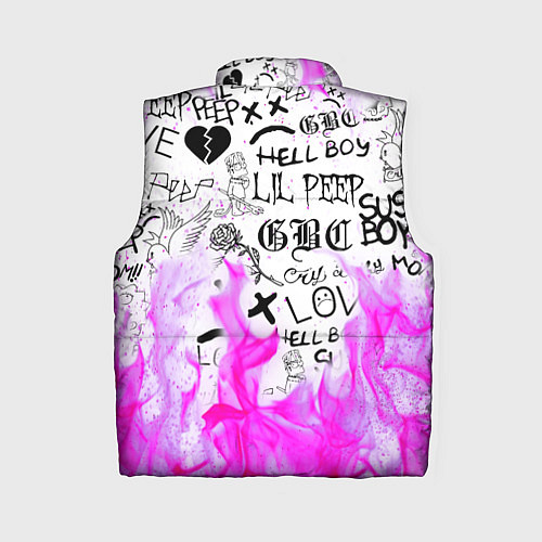 Женский жилет LIL PEEP / 3D-Черный – фото 2