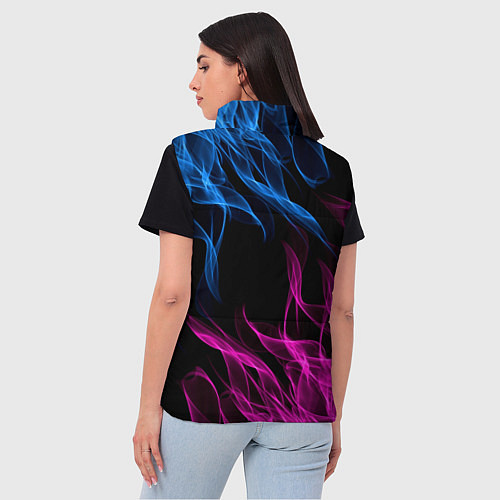 Женский жилет БИТВА ОГНЕЙ / 3D-Красный – фото 4