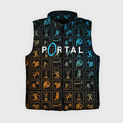 Женский жилет PORTAL, цвет: 3D-черный
