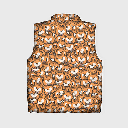 Женский жилет Попки Корги / 3D-Черный – фото 2