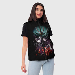 Женский жилет Hollow Knight, цвет: 3D-черный — фото 2