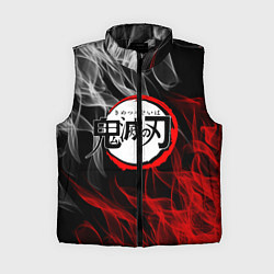 Женский жилет KIMETSU NO YAIBA, цвет: 3D-черный