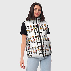 Женский жилет Моя Геройская Академия, цвет: 3D-черный — фото 2
