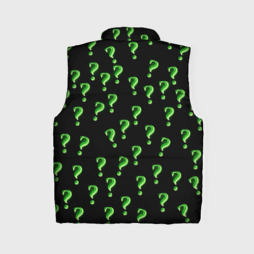 Женский жилет Знак вопроса / 3D-Черный – фото 2