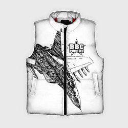 Женский жилет ВВС России, цвет: 3D-красный