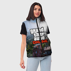 Женский жилет GTA Online, цвет: 3D-светло-серый — фото 2