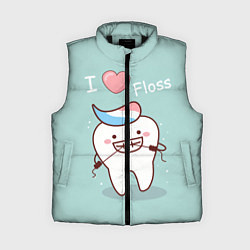 Женский жилет Tooth, цвет: 3D-черный