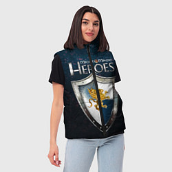 Женский жилет Heroes of Might and Magic, цвет: 3D-светло-серый — фото 2