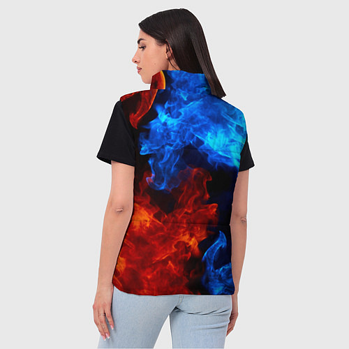 Женский жилет MINECRAFT / 3D-Красный – фото 4