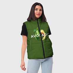 Женский жилет АВОКАДО, цвет: 3D-красный — фото 2