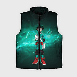 Женский жилет Изуку Мидория, цвет: 3D-черный