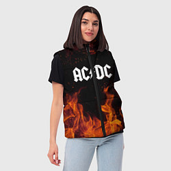 Женский жилет AC DC, цвет: 3D-черный — фото 2