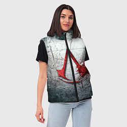 Женский жилет Assassins Creed, цвет: 3D-черный — фото 2