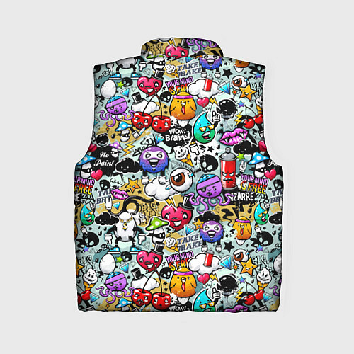 Женский жилет Stickerboom / 3D-Красный – фото 2