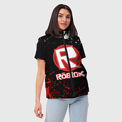 Женский жилет ROBLOX, цвет: 3D-светло-серый — фото 2