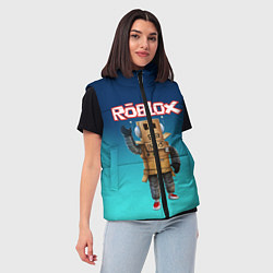 Женский жилет ROBLOX, цвет: 3D-черный — фото 2