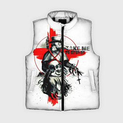 Женский жилет Чумной доктор, цвет: 3D-черный