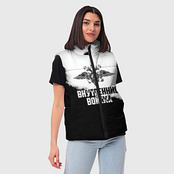 Женский жилет Внутренние Войска, цвет: 3D-красный — фото 2