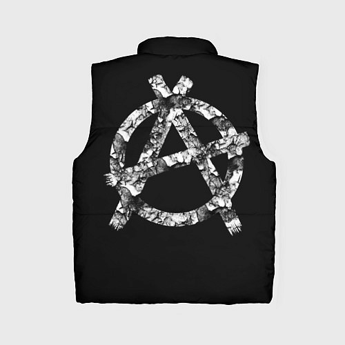Женский жилет Король и Шут Анархия спина / 3D-Черный – фото 2