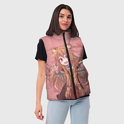 Женский жилет Raphtalia, цвет: 3D-черный — фото 2