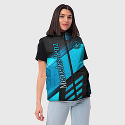 Женский жилет Mercedes-Benz, цвет: 3D-светло-серый — фото 2