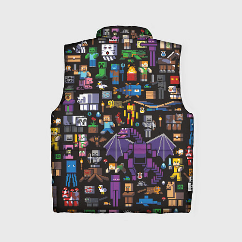 Женский жилет MINECRAFT / 3D-Черный – фото 2