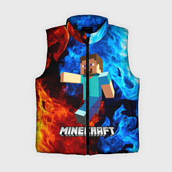 Женский жилет MINECRAFT, цвет: 3D-черный