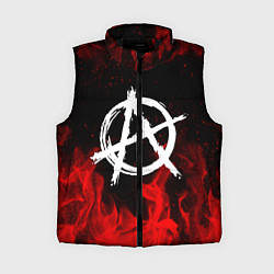 Женский жилет АНАРХИЯ, цвет: 3D-черный