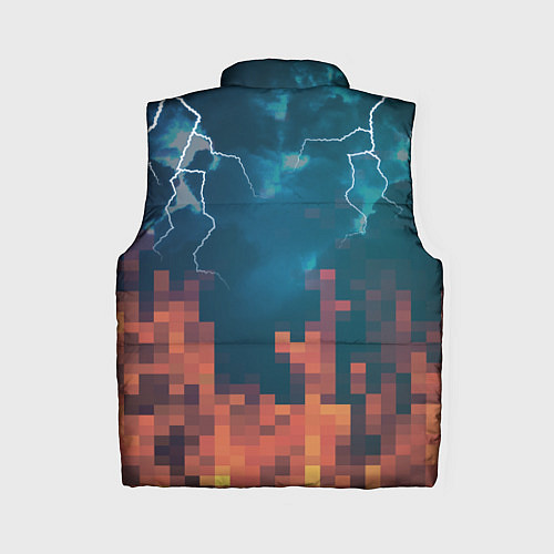 Женский жилет ЪУЪ Молнии / 3D-Черный – фото 2