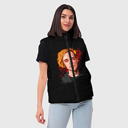 Женский жилет Pyrokinesis, цвет: 3D-красный — фото 2