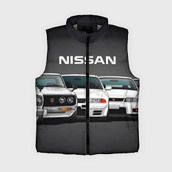 Женский жилет NISSAN, цвет: 3D-светло-серый