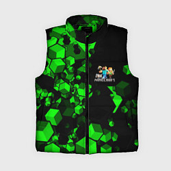 Женский жилет MINECRAFT, цвет: 3D-черный