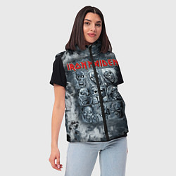 Женский жилет Iron Maiden, цвет: 3D-черный — фото 2