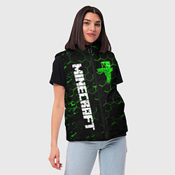 Женский жилет MINECRAFT, цвет: 3D-черный — фото 2