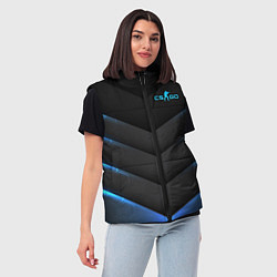 Женский жилет Counter-Strike, цвет: 3D-черный — фото 2