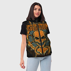 Женский жилет Led Zeppelin, цвет: 3D-черный — фото 2