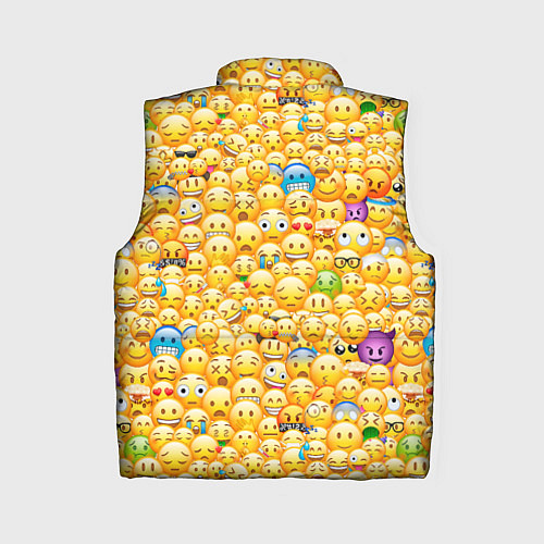 Женский жилет Смайлики Emoji / 3D-Светло-серый – фото 2