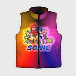 Женский жилет Команда Соника, цвет: 3D-красный