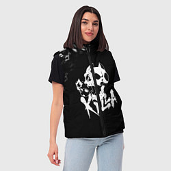 Женский жилет KILLER QUEEN, цвет: 3D-черный — фото 2