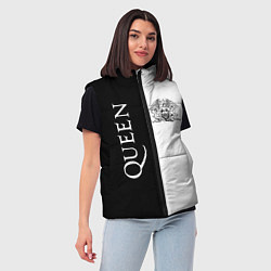 Женский жилет Queen, цвет: 3D-черный — фото 2