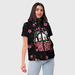 Женский жилет KIMETSU NO YAIBA, цвет: 3D-светло-серый — фото 2