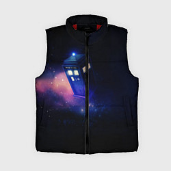 Женский жилет TARDIS, цвет: 3D-красный
