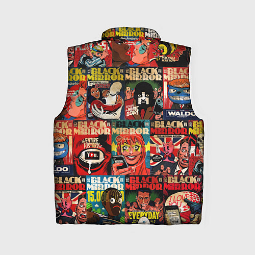 Женский жилет ЧЕРНОЕ ЗЕРКАЛО / 3D-Черный – фото 2