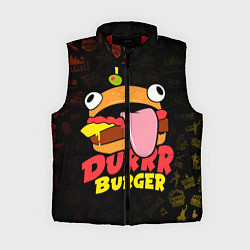 Женский жилет Fortnite Durrr Burger, цвет: 3D-красный