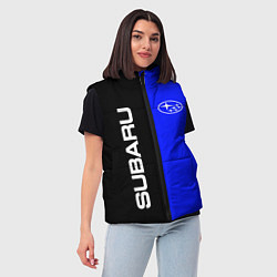Женский жилет SUBARU, цвет: 3D-светло-серый — фото 2